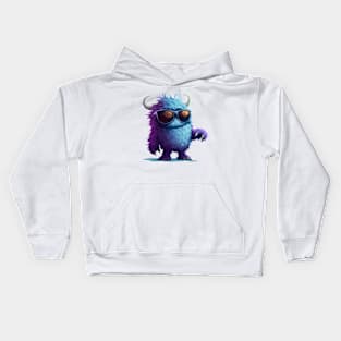 Cute Fluffy Monster Kids Hoodie